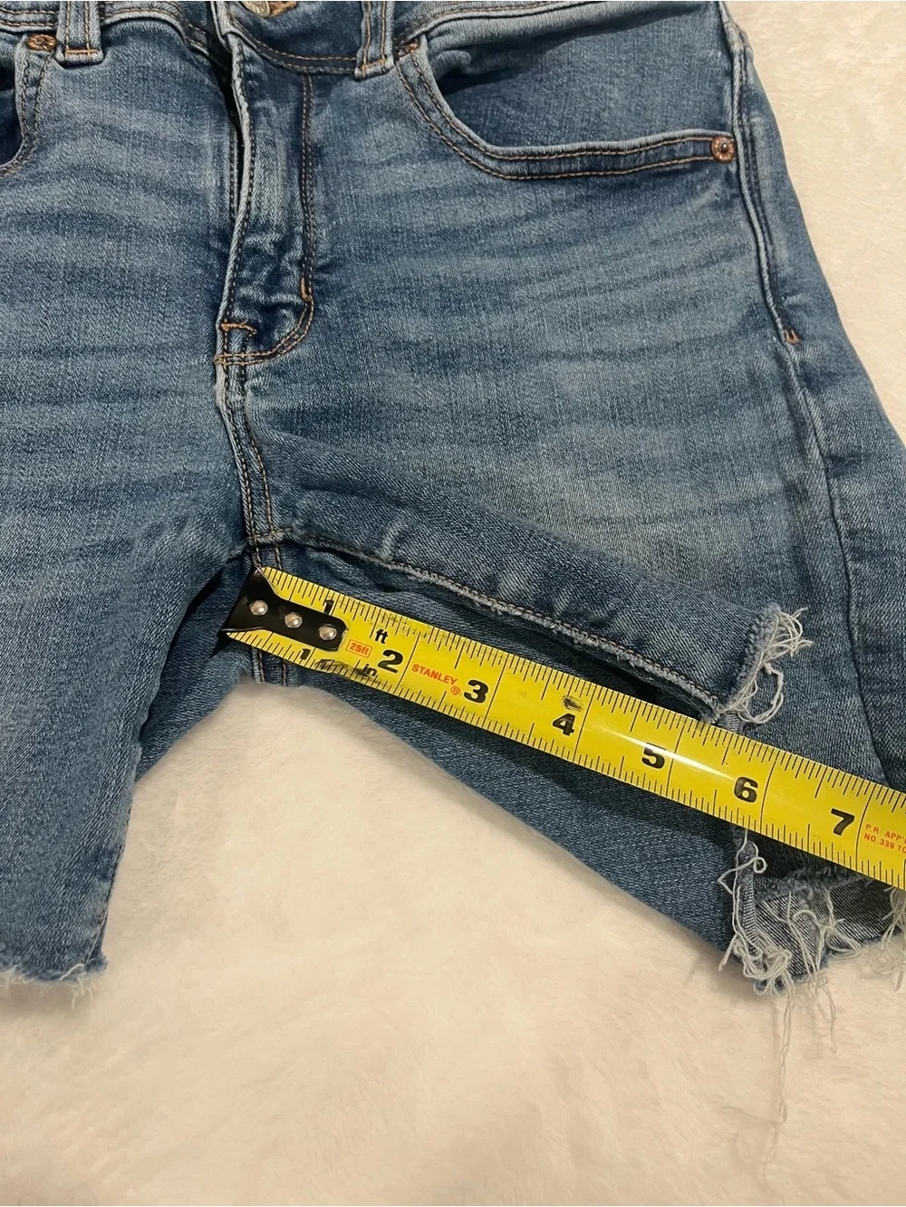 American Eagle Next Level Stretch Denim Shorts - 6 Long